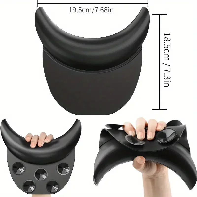 Barbershop Black Hair Washing Sink Neck Rest Pillow Spa Silicone Cushion Hairdressing Accessories 2023