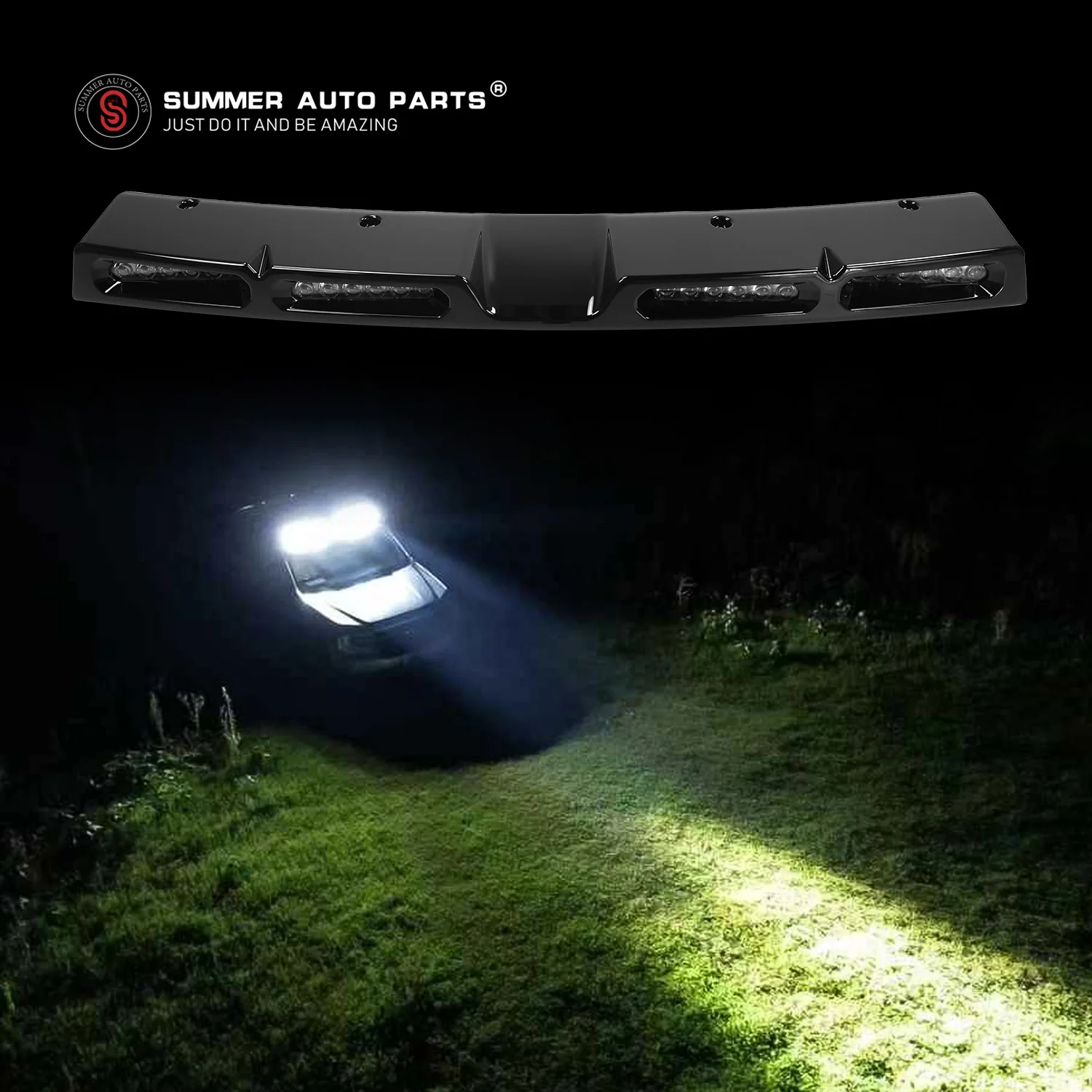 أنظمة إضاءة السيارات على الطرق الوعرة Abs الجبهة العلوي ضوء بار Led 4 عدسة ضوء السقف لرينجر مافريك F150