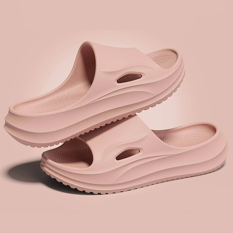 

Летние шлепанцы EVA 2026 с толстой подошвой для женщин: удобные, нескользящие, пляжные, легкие, с мягкой подошвой, для дома, парные