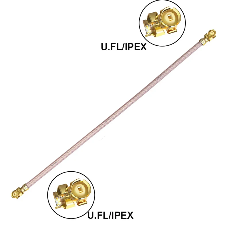 5Pcs RG178 IPEX to IPEX Cable UFL to IPEX1 Connector u.fl IPEX-1 Terminal Adapter IPX Female Jack Antenna Coaxial Jumper