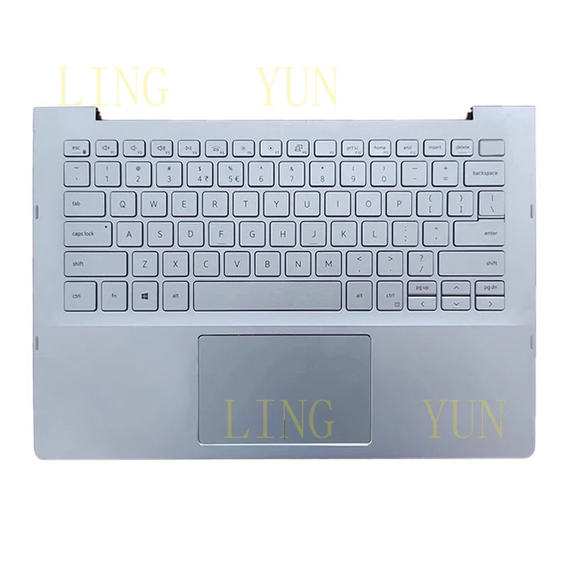 

Z For DELL Inspiron 7391 7390 2-in-1 Palmrest 0DVR8Y Silver with Keyboard Touchpad