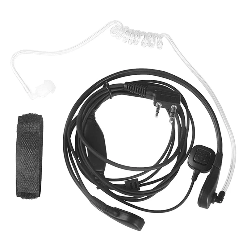 Gola Mic PTT gola Mic Covert tubo acustico auricolare auricolare MIC Radio accessori tubo acustico nascosto auricolare In-ear