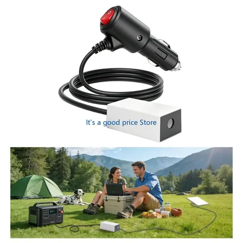 Car Power Adapter Compatible for Star Mini Antennas, 12V/24V Vehicle Input, 30V 2A Output, Accessory Socket Plugs and On/Off