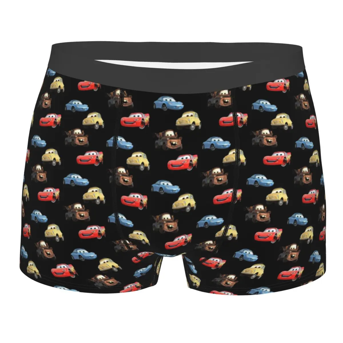 

Custom Funny Lightning McQueen Anime Boxers Shorts Panties Male Underpants Breathable Briefs Underwear