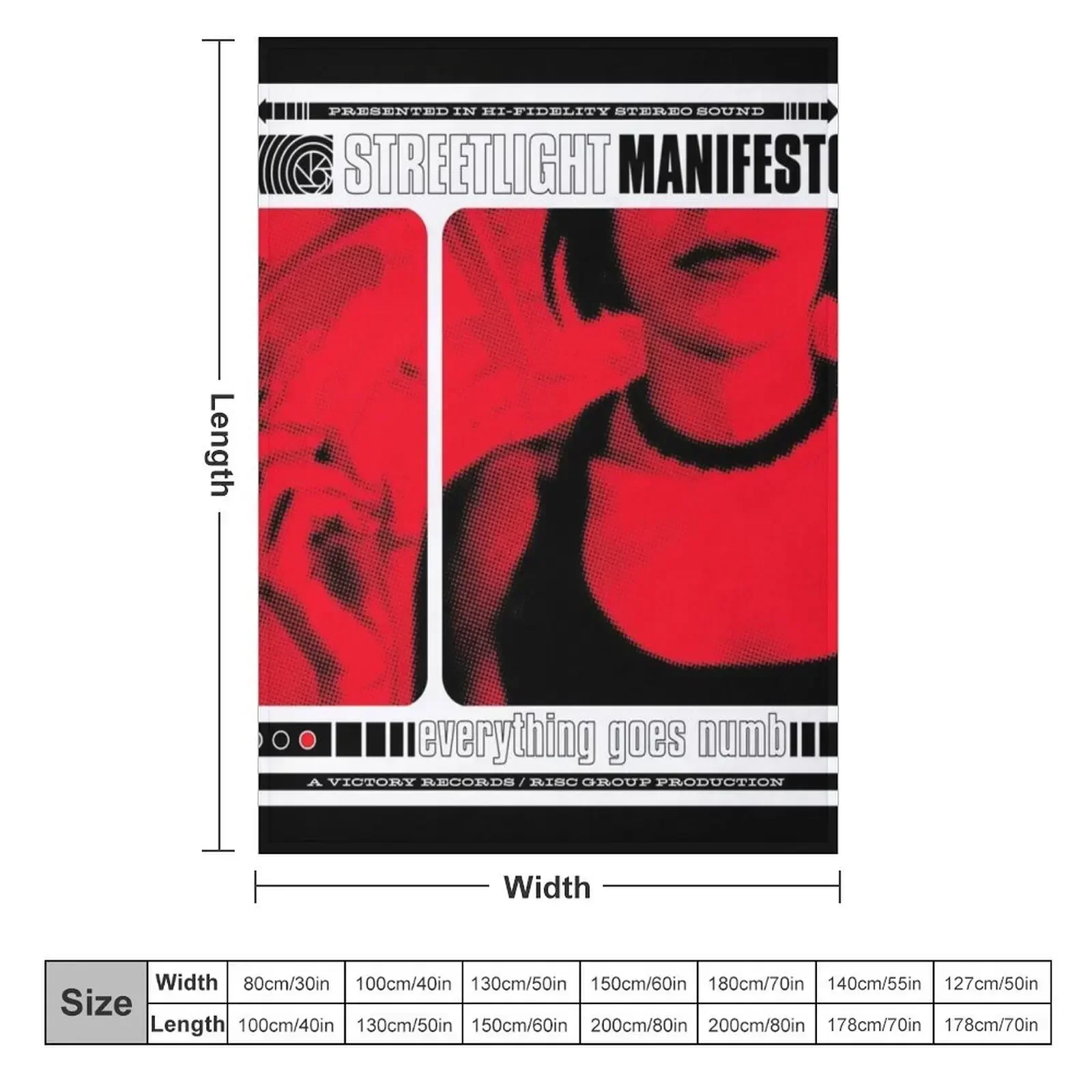 Streetlight Manifesto everything goes numb Throw Blanket couch cozy soft plush fuzzy picnic outdoor blanket