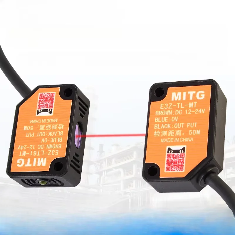 

Прямоугольный лазерный фотоэлектрический переключатель со сквозным лучом E3Z-LT61-MT Индуктивный датчик переключателя Проходной луч видимого света