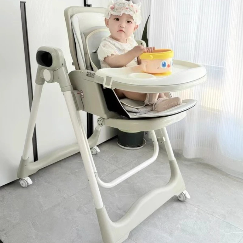 Baby Dining Chairs Multifunctional Foldable Home Baby Seat Children Portable Kids Dining Table Electric Rocking Chair for Baby
