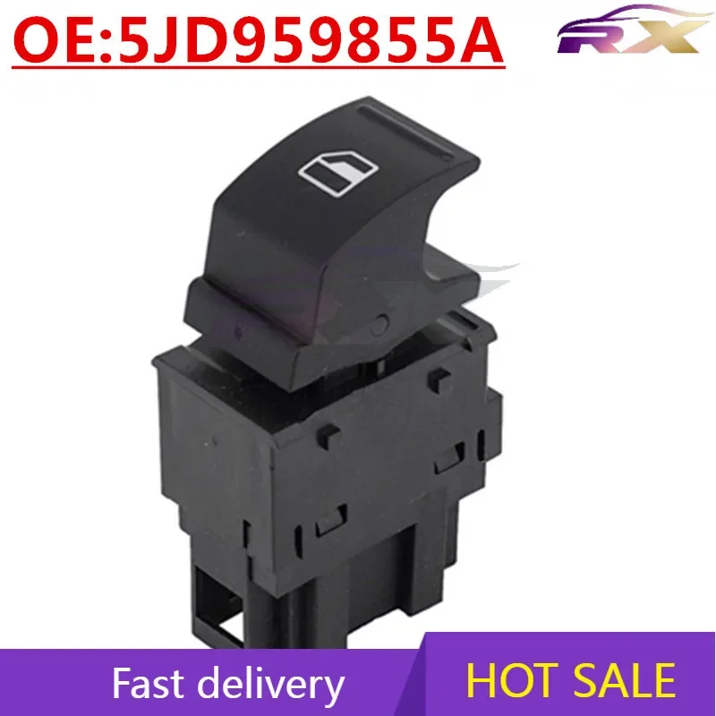 

НОВИНКА: 5JD959855A Подходит для Volkswagen Skoda Fabia 2006-2015 гг. — Автозапчасти, одинарный переключатель стеклоподъемника.