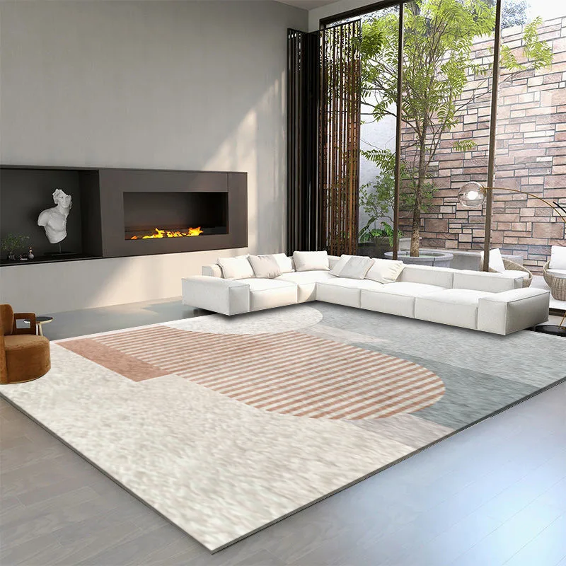 VIKAMA Japanese Wabi-Sabi Living Room Sofa Bedroom Bed Rug Imitation Cashmere Anti-Slip And Dirt Easy To Take Care Of Home Decor