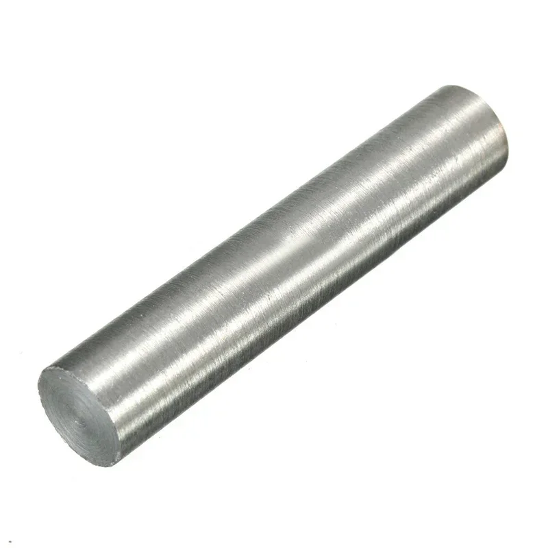 Batang Tungsten, batang logam Tungsten kemurnian tinggi, batang bulat 10mm X 50mm untuk alat listrik, aksesori tahan lama 1 buah