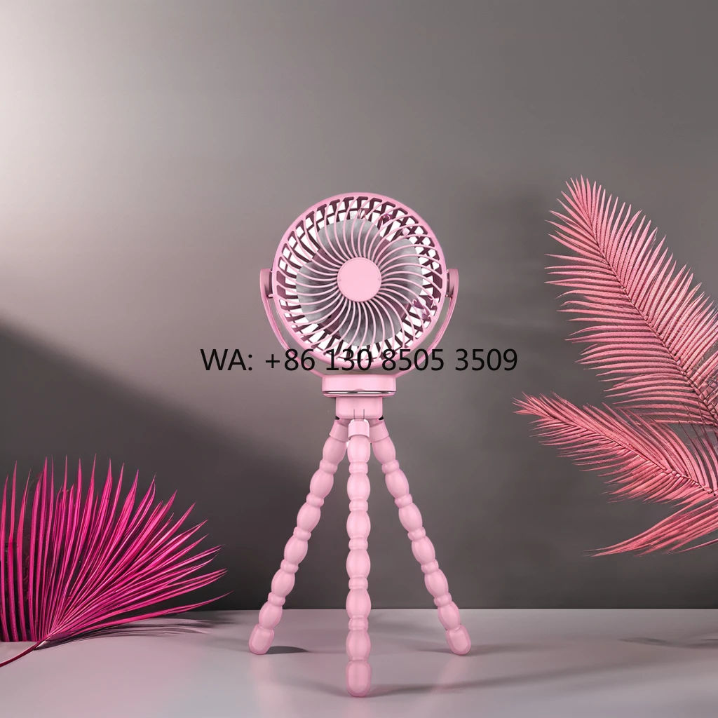 

New Hot Handheld 5200mAh Fan USB Charging Portable Outdoor Fan Baby Stroller Fan