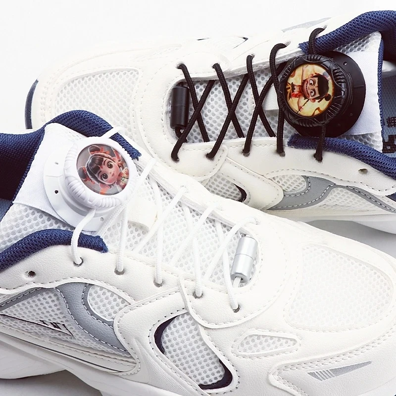 1 paar Schwenk Schnalle Schnürsenkel Dickes Seil Turnschuhe Schnürsenkel Nezha Automatische Schnürsenkel Ohne Krawatten Installieren Einfache Schuhe Zubehör