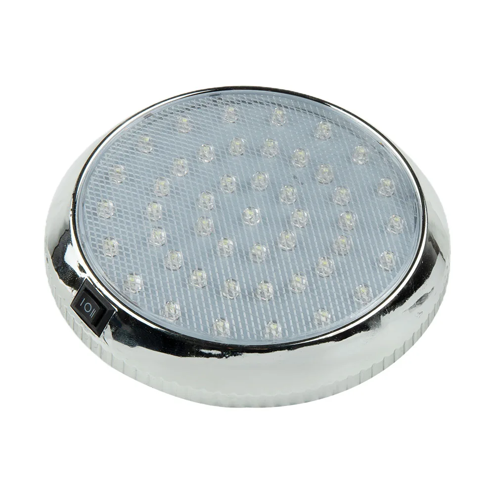 Luce per roulotte 12V Luce per tetto Tetto Luce per roulotte bianca DC 12V Luce interna 12V Luci interne per auto Luci interne