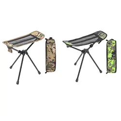 Footstool Footrest Stool 3 Leg Tripod Folding Chair for Picnic Hiking Beach