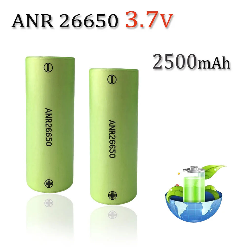 ANR26650 3.7V 2500mAh Rechargeable Li-ion Battery Suitable For Our  Toy Tool The Strong Light Flashlight Etc