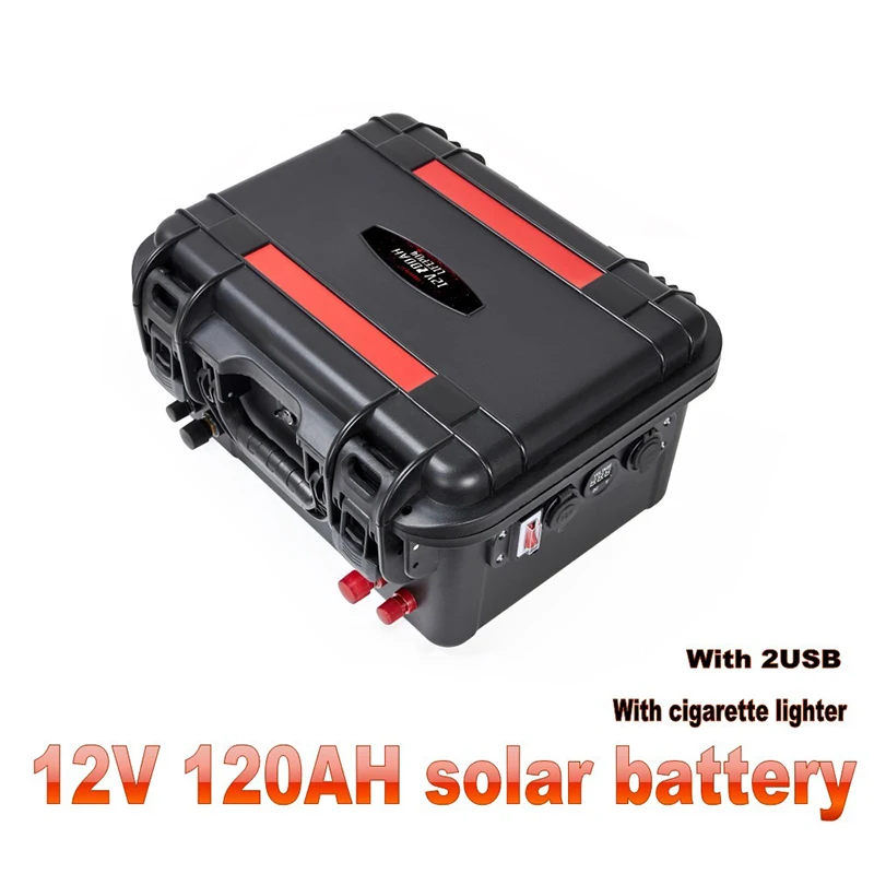 12V 100Ah Lifepo4 Battery 120Ah Power Bank 200Ah Rechargeable Batteries Marine RV Outdoor Inverter Lifepo4 Battery Pack - view 6