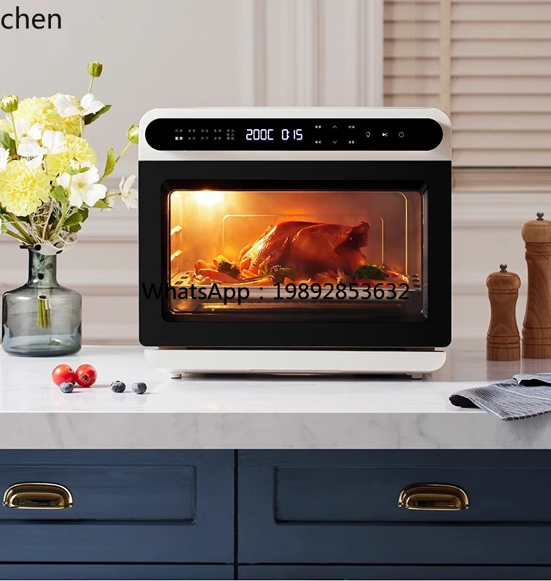 Forno a vapor para assar forno elétrico doméstico máquina de cozinhar, assar e fritar fritadeira a ar