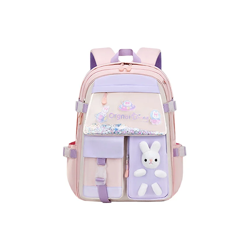 New Girls School Bag Primary School Bags Children Backpack Large Capacity Bag Waterproof Bags Multiple Pockets Schoolbags mochil