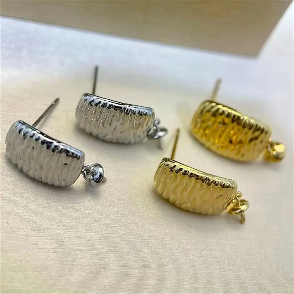 

Gold Plated Pearl Earring Settings, DIY Jewelry Making Supplies, Blank Ear Stud Bases for Handmade Accessories, 1Pair No Pearl