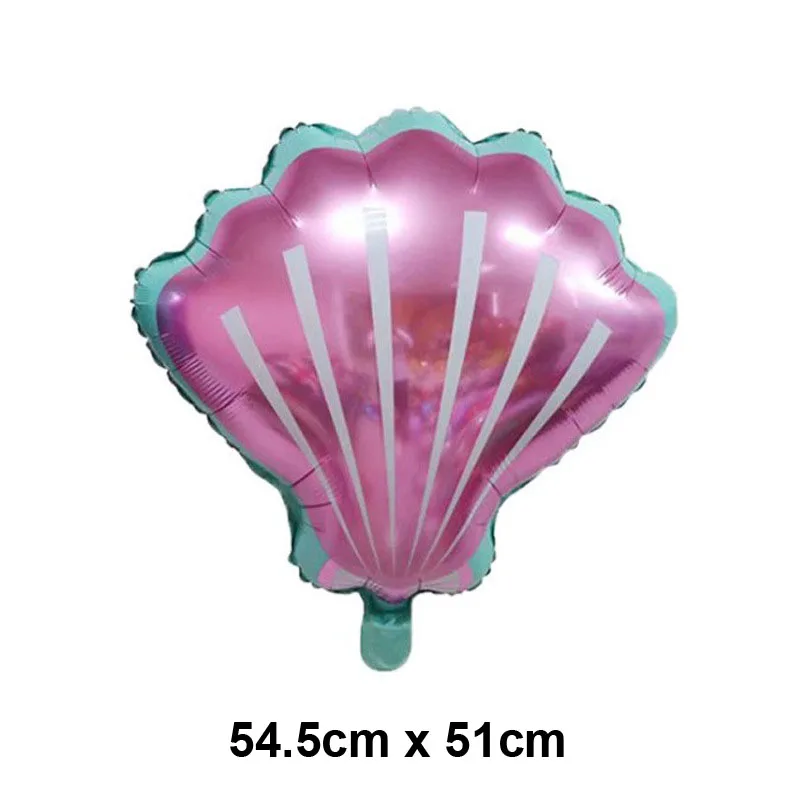 Ocean Animal Balloons Jellyfish Sea Horse Shell Foil Balloons for Birthday Baby Shower Party Decor Under The Sea Party Supplies