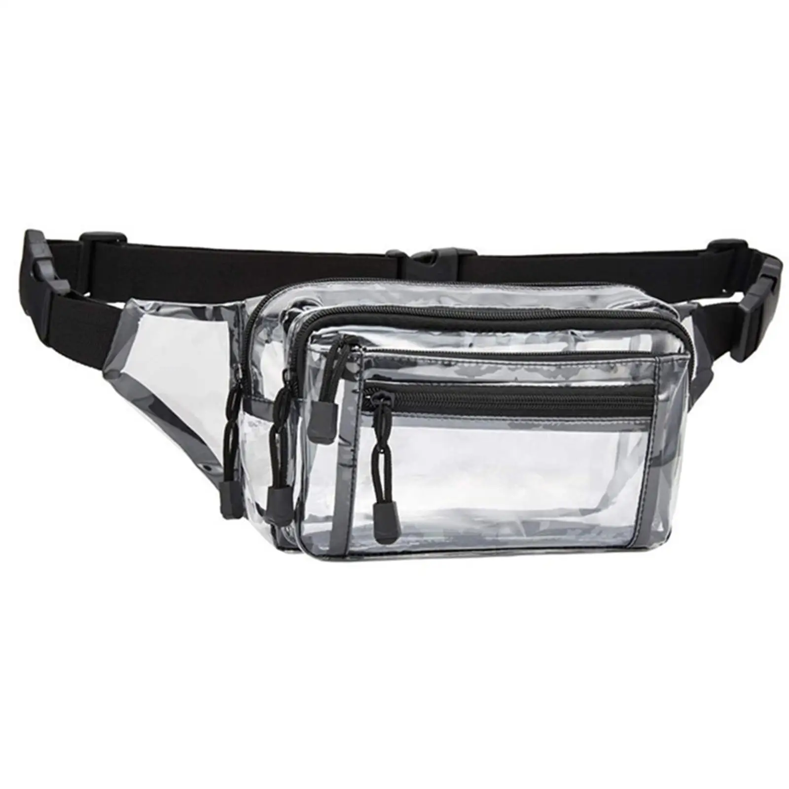حقيبة تخزين شفافة من Fanny Pack، حقيبة خصر لتشغيل الألعاب الرياضية والسفر #3