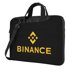 Binance Print Laptop Shoulder Bag Custom Carrying Case Computer PC Cover Pouch for Office Business Fits 13/14/15.6 Inch Notebook