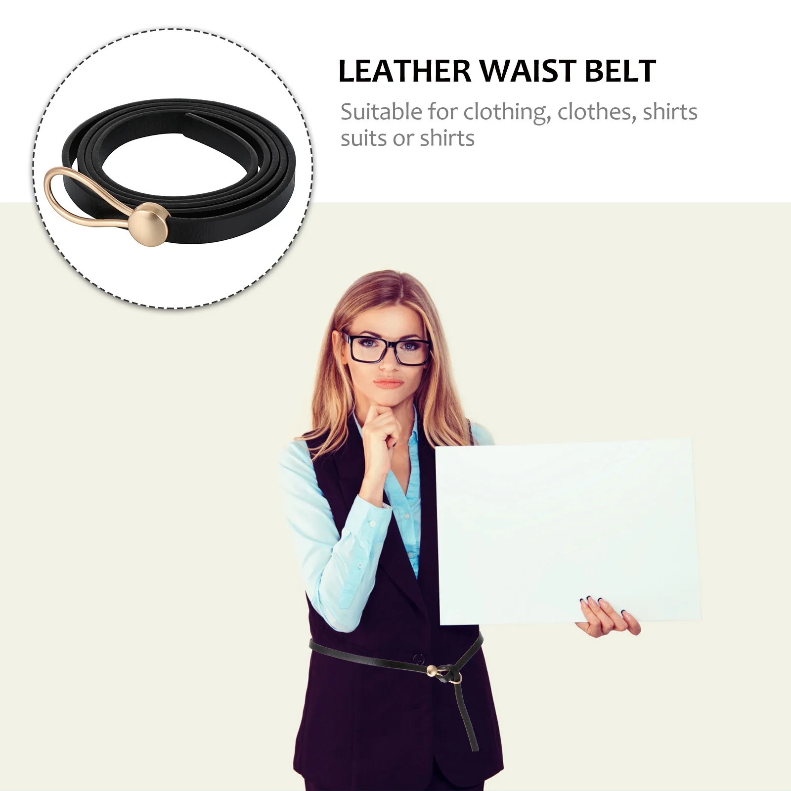 

Stylish Waist Belt for Women Narrow Design Female Casual Waistband Fashion Belt for Dresses Women Skirt Waistband