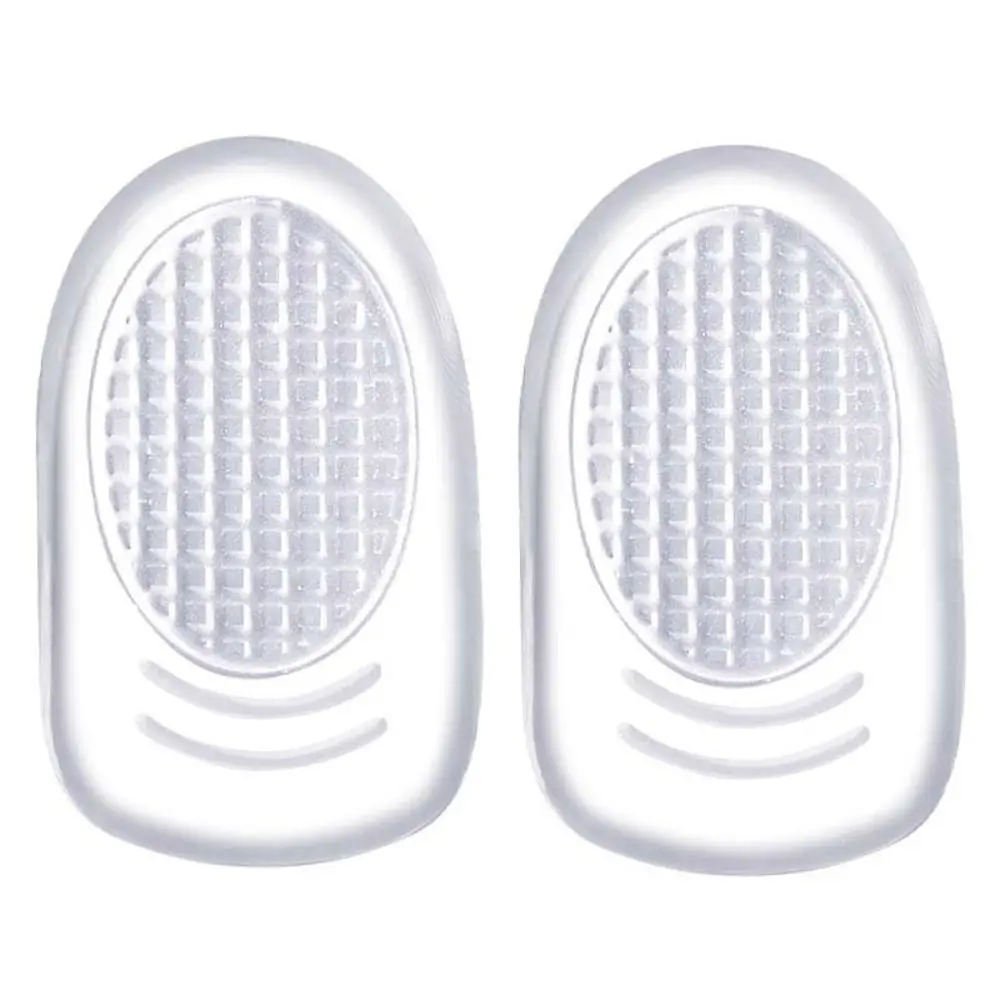 Soft Invisible Half Cushion Heel Insoles Shockproof High Heel Insert Heel Pads Black Foot Care Tools Heel Cushion Soles Travel