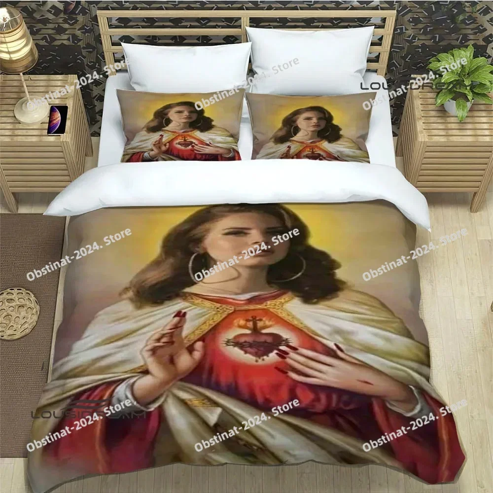 

Lana Del Rey printed Printed Bed Set Duvet Cover Pillowcase Bedding Set Bed Linen Sheet Quilt Cover Full Queen King Size