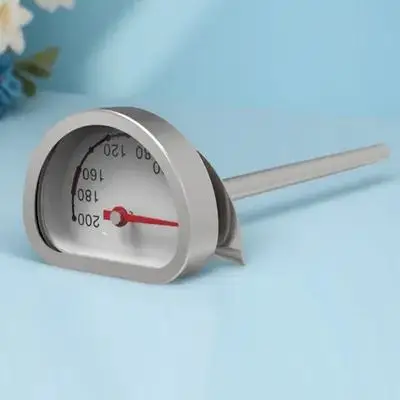 

1pc Temperature Gauge Food Thermometer For Kitchen Stainless Steel Food Thermometer For Kitchen Fryer Bbq Cooking Measuring