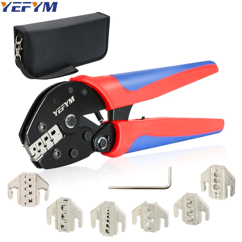 Crimping Mini Pliers YMS for XH2.54/DuPont2.54/2.8/4.8/6.3/Non-Insulated/Ferrule tube Terminals Ratchet Wire Crimper Tools