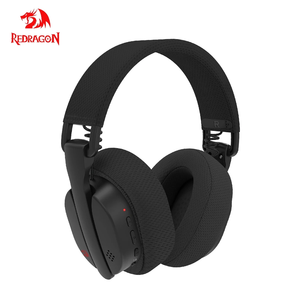 REDRAGON LUCE H888 USB 2,4G soporte inalámbrico Bluetooth auriculares para juegos por cable auriculares para ordenador portátil auriculares micrófono PC
