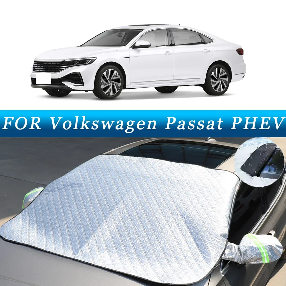 

Thickened Car Now Sunshade Windshield Cover With 5/9 Magnets UV Protection Anti Snow Sunlight For Volkswagen Passat PHEV