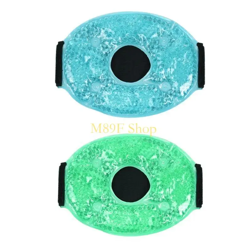M89F Therapy Wrap Reusable Hot & Cold Gel Beads Ice Pack with Elastic Adjustable Strap for Knee Joint Muscle Pain Relief