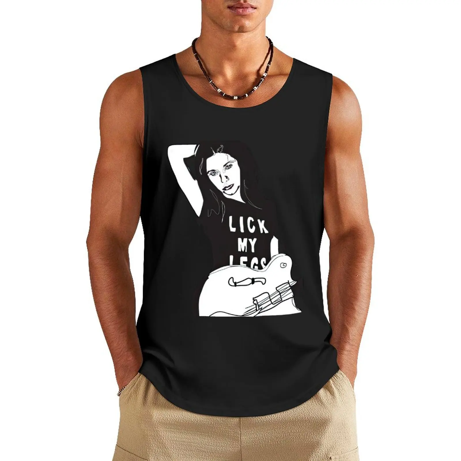

PJ Harvey Polly Jean Harvey Signature Retro Vintage Tank Top Body man Men's gym clothing Men's sleeveless gym shirts