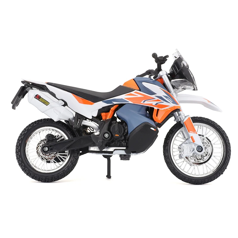 Bburago 1:18 The New KTM 790 Adventure R Rally original authorized simulation alloy motorcycle model toy car gift collectio