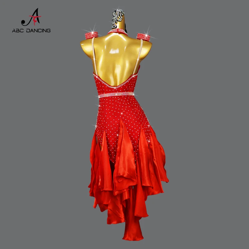 

Latin Competition Dress Dance Costume For Woman Elegant Adult Outfits Stage Clothing Girls Party Performance Samba ballroom Wear