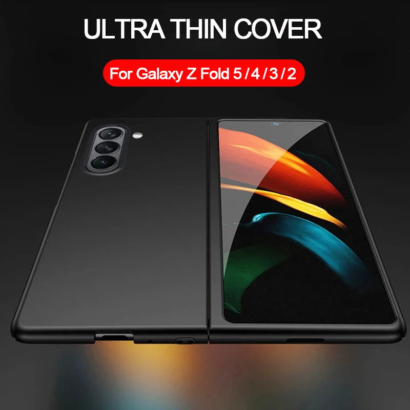 Ultra Thin Case for Samsung Galaxy Z Fold 5 4 3 Case Matte Hard Plastic PC Capa For Galaxy Z Fold 5 4 3 2 Fold3 Fold2 5G Cover