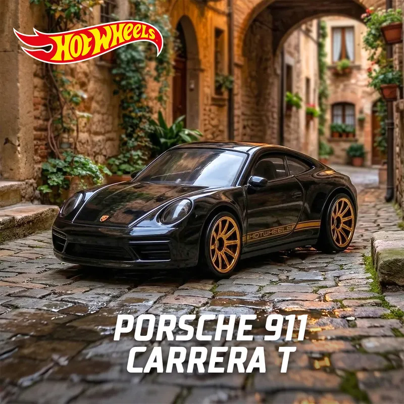 

[Hot Wheels] Оригинальная новая модель автомобиля из сплава Porsche 911 Carrera, имитационная игрушечная машинка, 26 г, коллекционная модель, подарок для фанатов