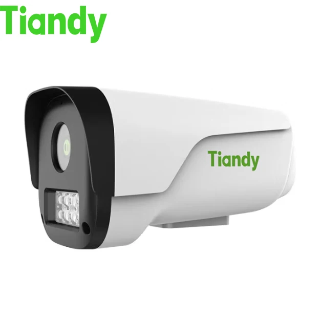 tiandy-3mp-poe-dc高解像度ナイトビジョンフルカラーオーディオネットワークipカメラ、携帯電話による屋外遠隔監視用