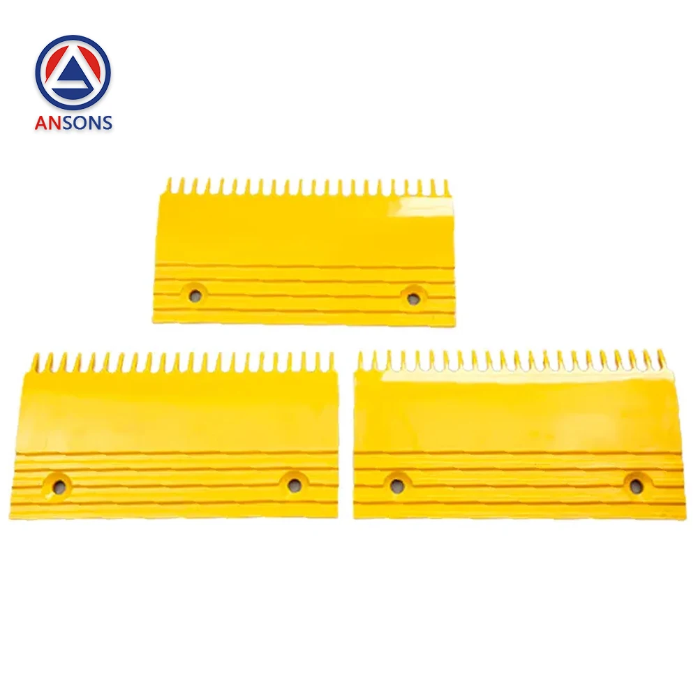 L47312024A L47312023A L47312022A Hyundai Escalator Comb Plate Yellow Ansons Escalator Spare Parts