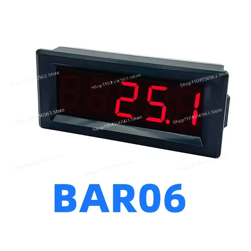 اختبار درجة الحرارة الرقمي BAR05/06 RS485 - جهاز إرسال PT100 وتوافق المزدوج الحراري K مع شاشة عرض تسلسلية أنبوبية رقمية 5 بت #5