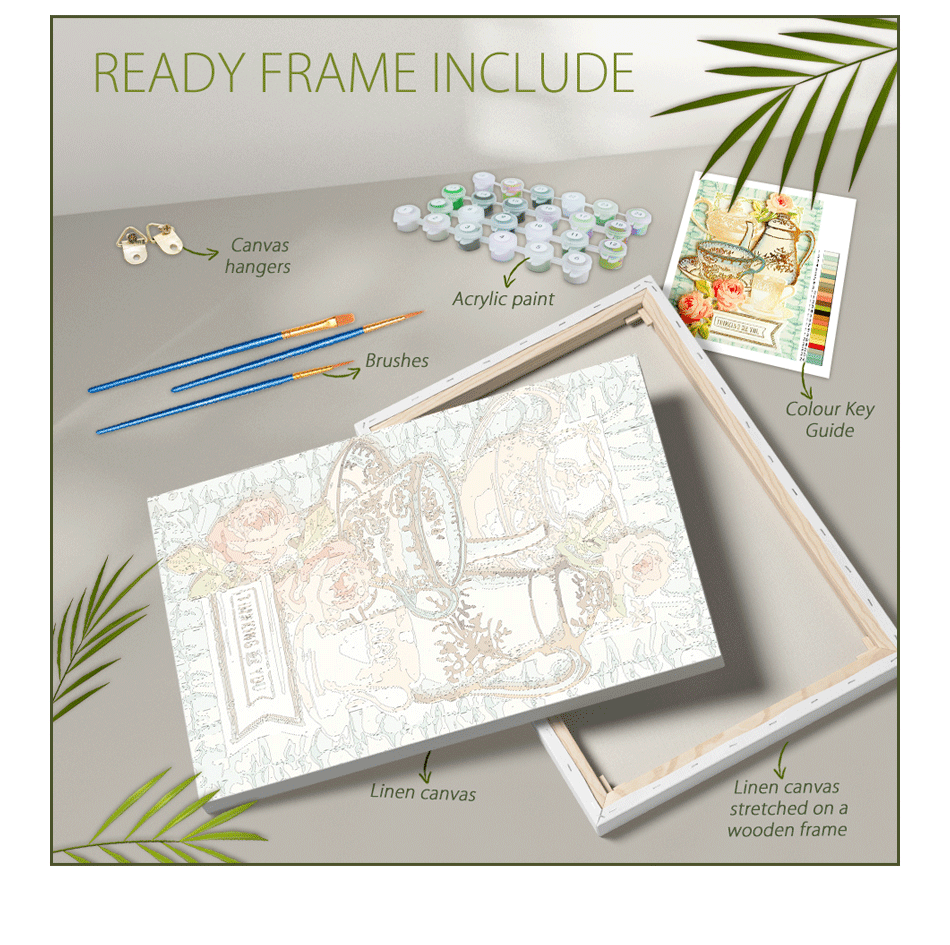 Diy Malen nach Zahlen für Erwachsene Rahmen Kits Bunte Tiere handgemalte Acrylfarbe mit Zahlen für Heimdekorationen – Detail 5