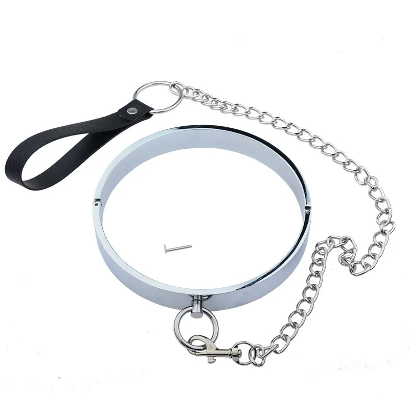 Metal Neck Ring Sex Collar Adult BDSM Slave Role Play metal Collar For Men Sex Games Couple Sex Bandage Drop shipping - Image 4