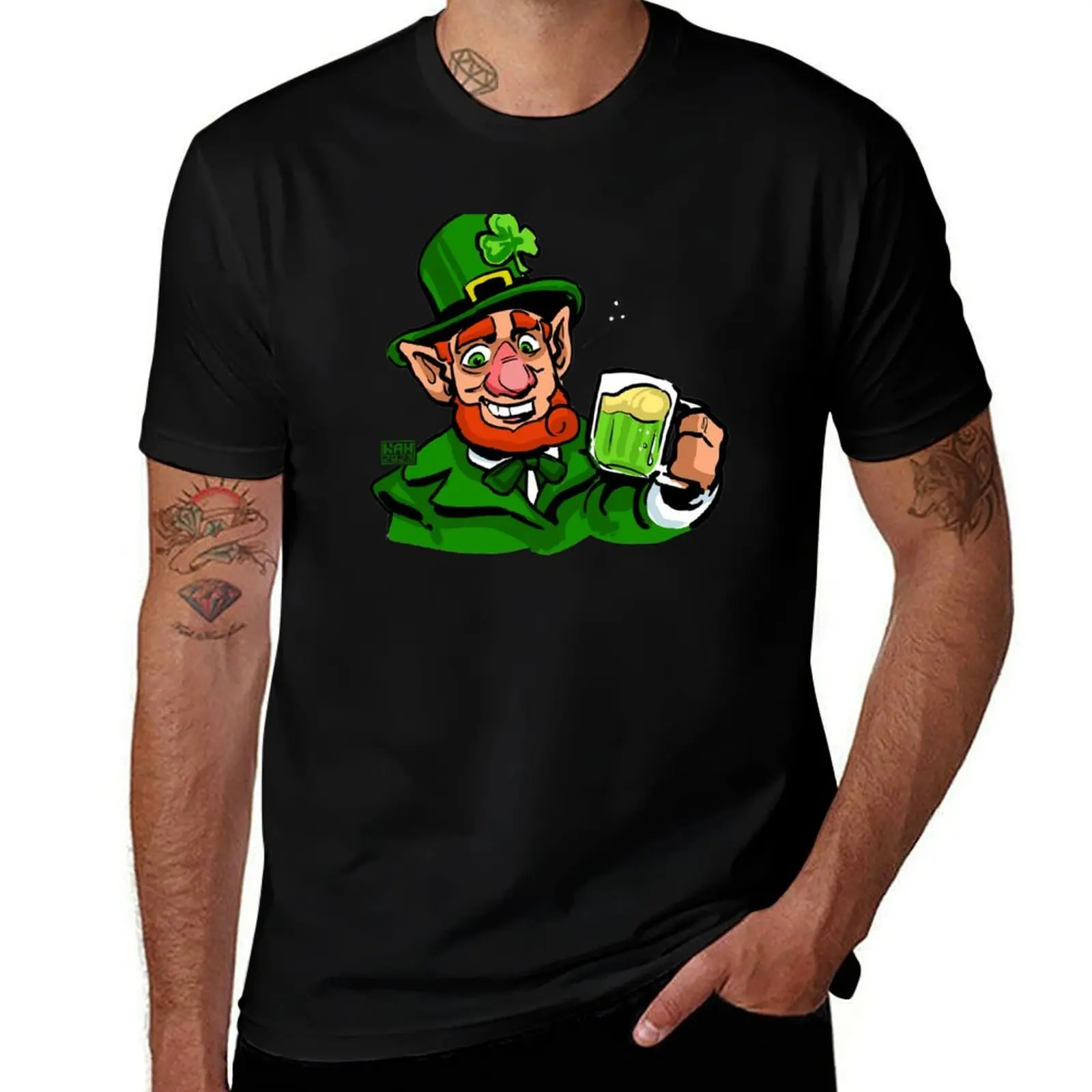 

Leprechaun Doodle T-Shirt custom t shirt funny costumes blanks street wear mens big and tall t shirts