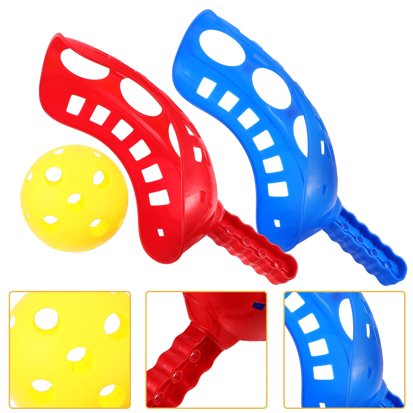 

Scoop Ball Game Scoop Toss & Catch Set Outdoor Sports Beach Game for Kids Children's outdoor interactive toy ball (Random )