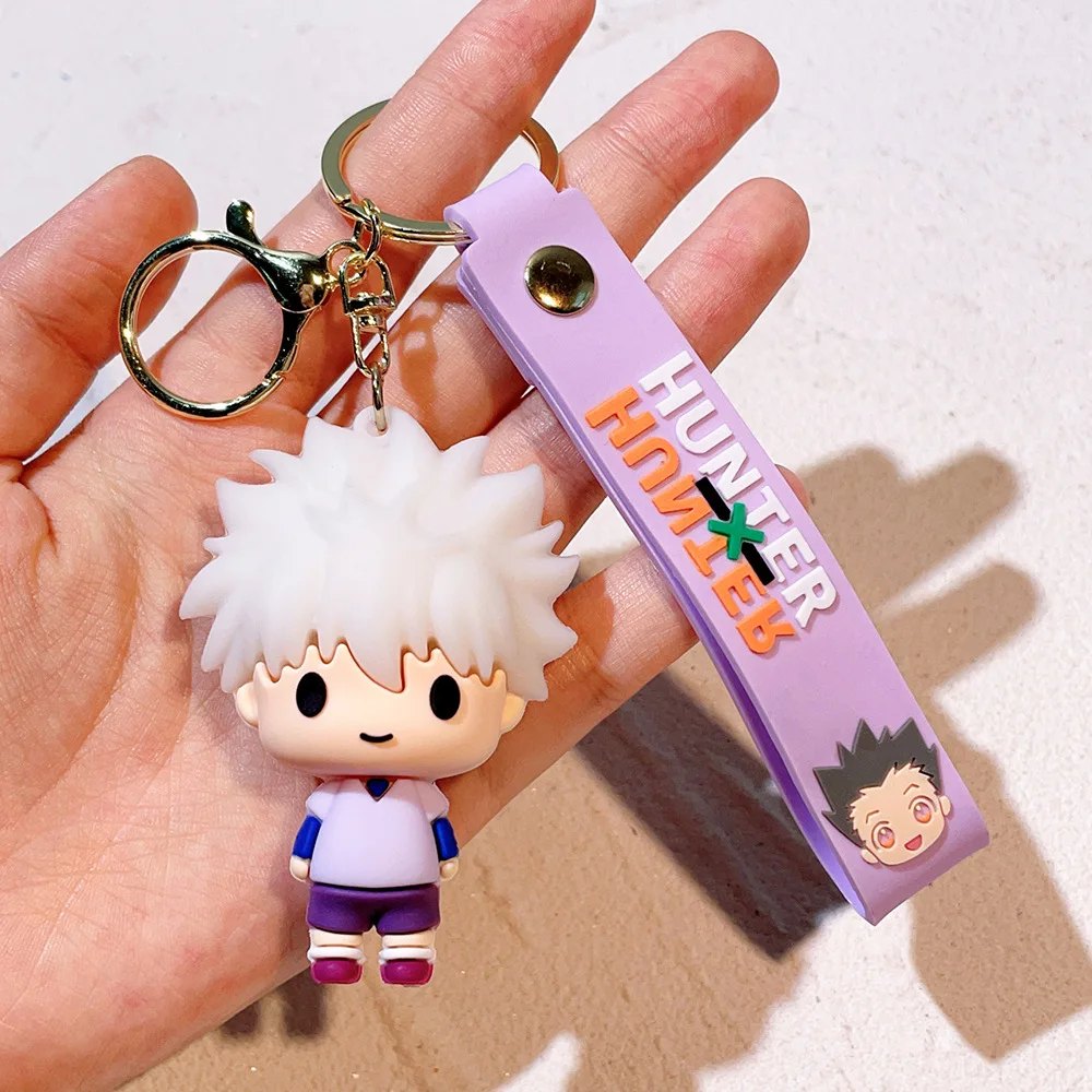 HUNTER X HUNTER Figure Keychain Anime Cartoon GON·FREECSS Doll