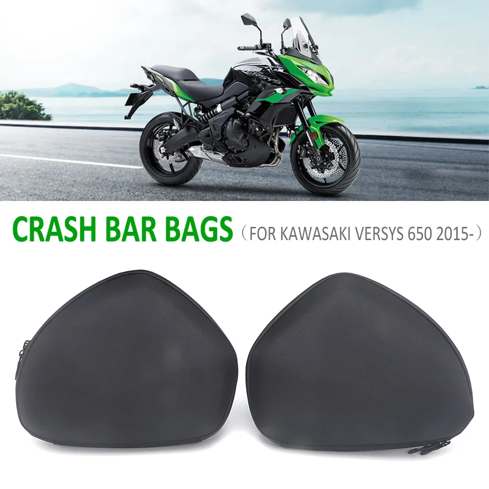 

Для KAWASAKI VERSYS650 Versys 650 2015-up 2021 2020 2019 мотоциклетные противоударные сумки для бара сумка для хранения инструментов пакет для хранения