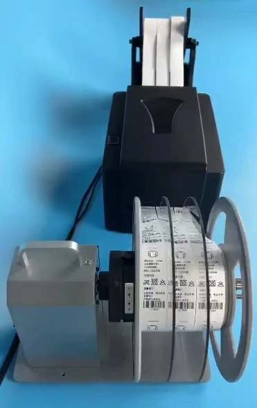 Wholesale Supply Auto Sync  Label Rewinder Self-adhesive Label Winding Machine for  Tabletop Label Rewinder