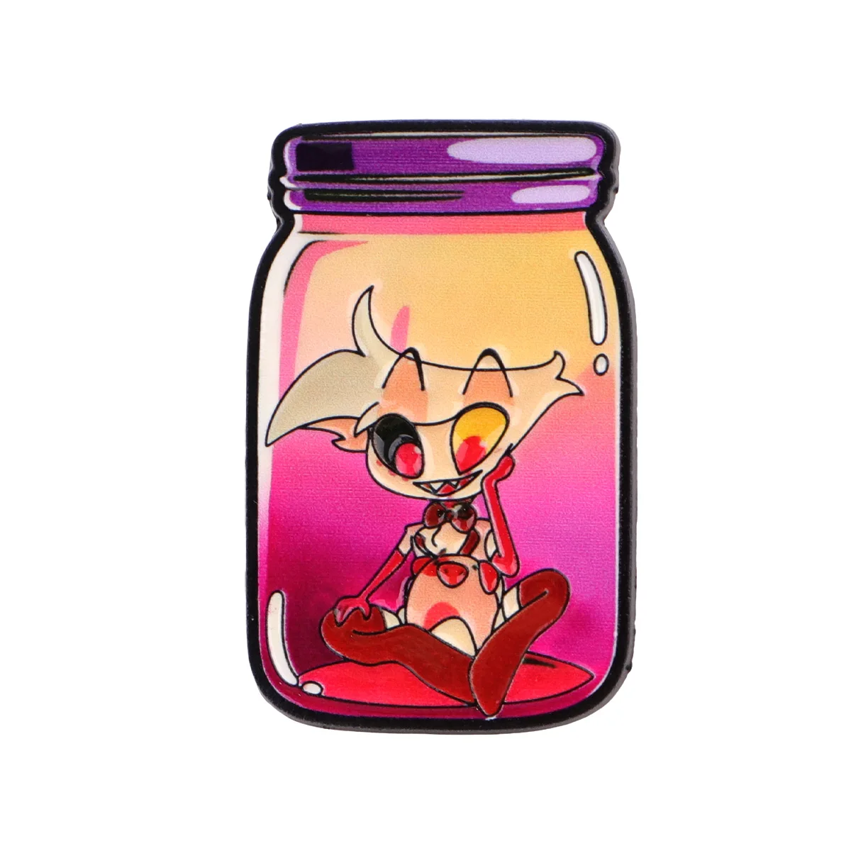 Pin esmalte gato – Insignia metálica decorativa para ropa y complementos - imagen 3